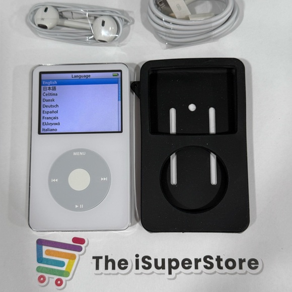 Apple IPod Classic 5th Gen 80GB Classic White + 1 YR warranty - Picture 1 of 5